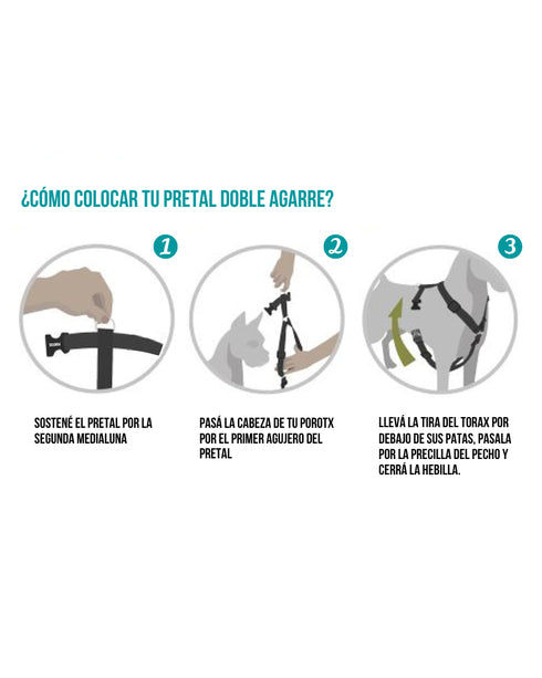 Pretal Doble Agarre VULKAN Purpura